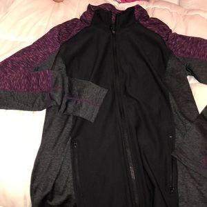 Track jacket, lightweight.